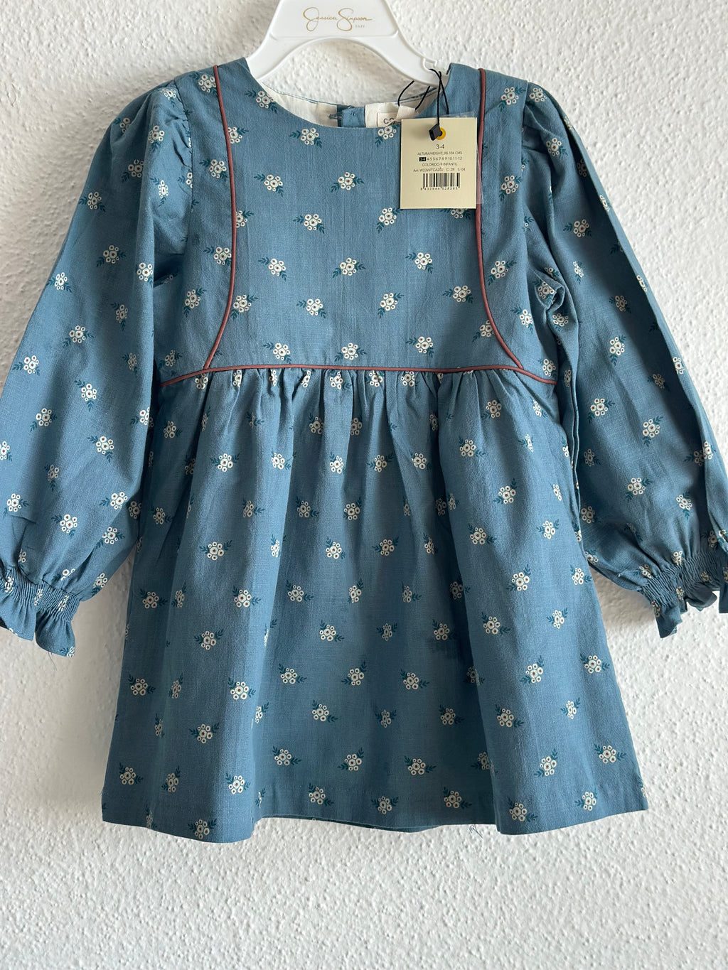 Robe vintage bleu