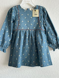 Robe vintage bleu