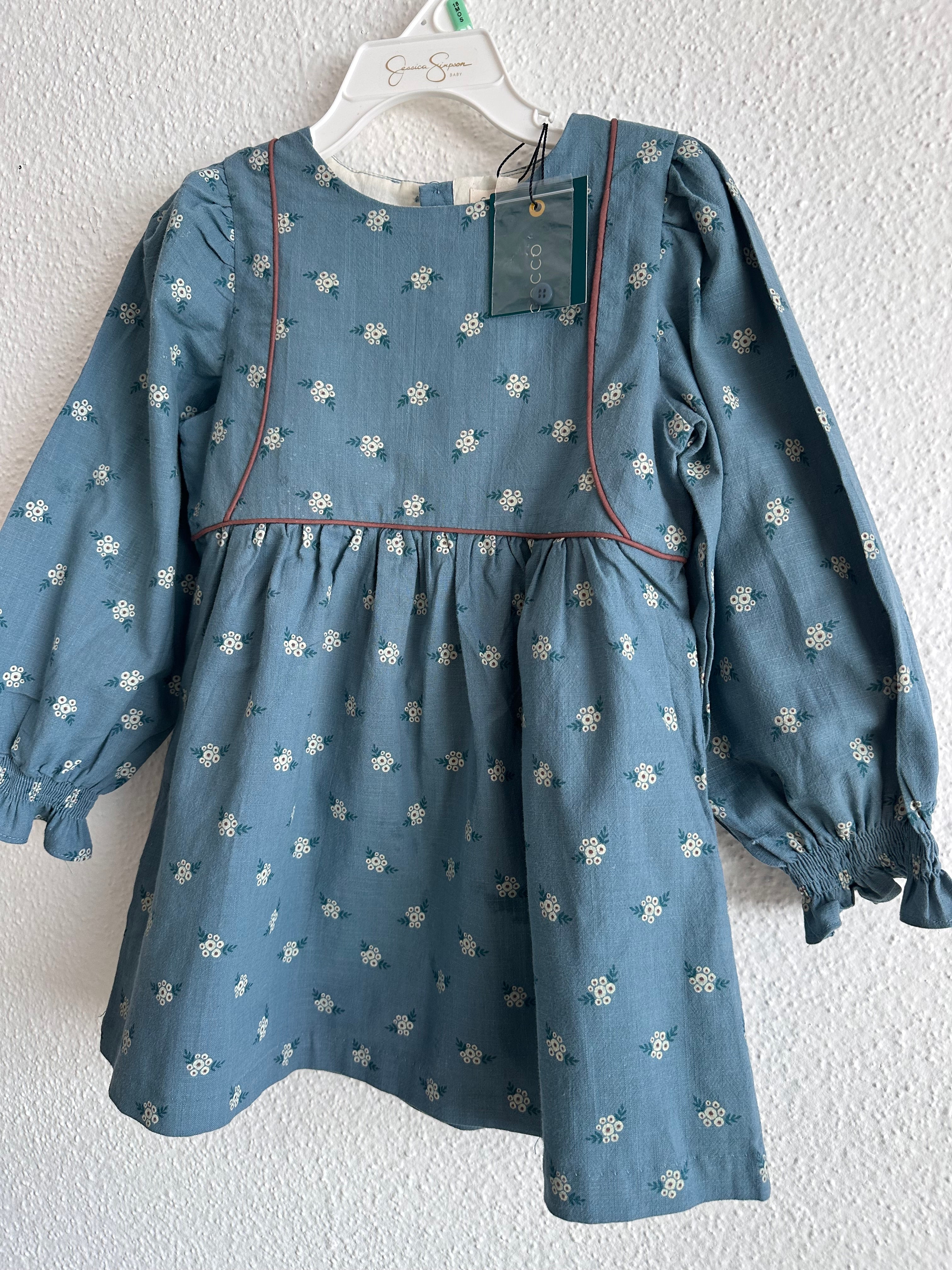 Robe vintage bleu