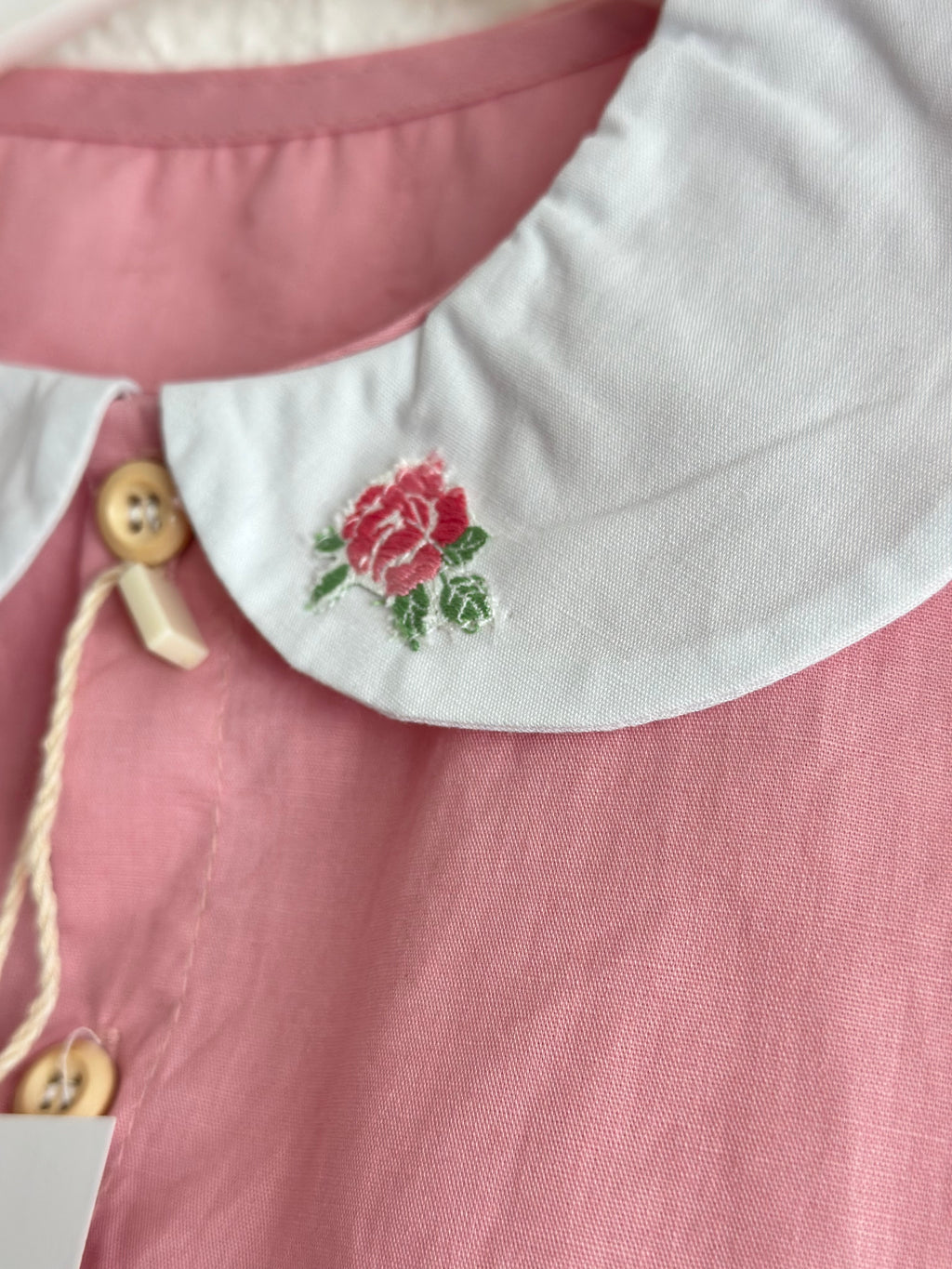 Barboteuse Vintage Rose Hand made