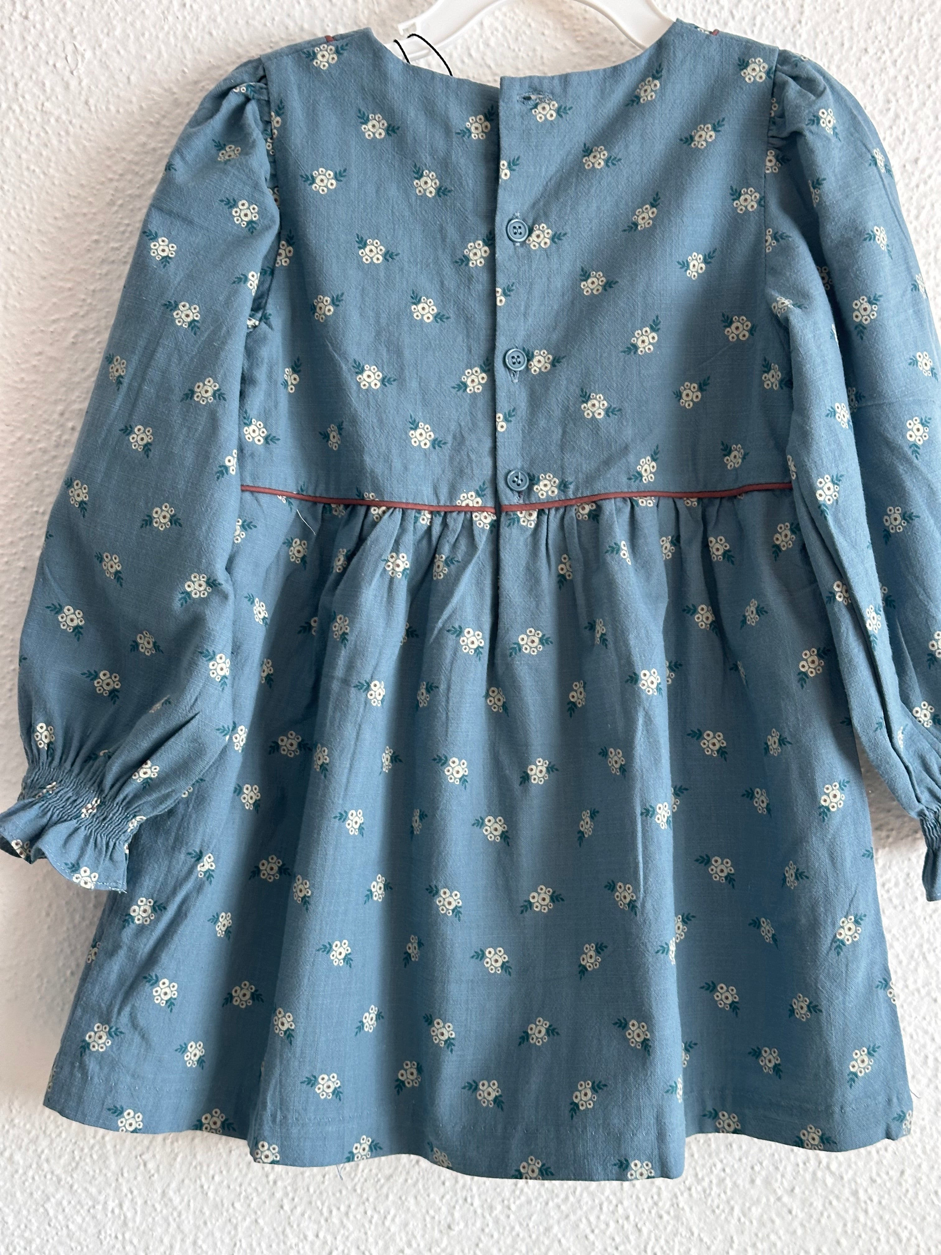 Robe vintage bleu