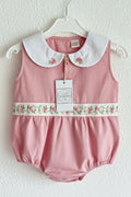 Barboteuse Vintage Rose Hand made